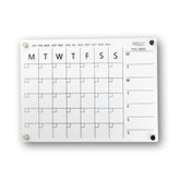 Deflecto A3 Acrylic Weekly/Monthly Planner Magnetic Mounting System  420 x 297mm - WPMA3MG